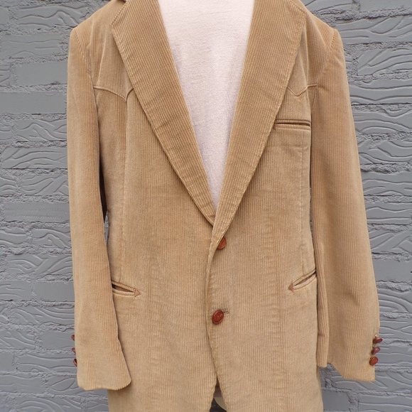 Larry Mahan Other - LARRY MAHAN  Men's Cowboy Collection Corduroy Blazer Jacket Sport Coat 42/43R?